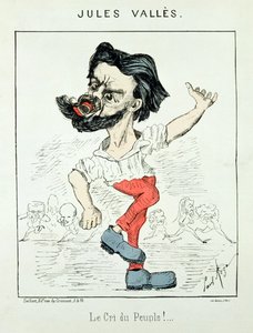 Caricatura de Jules Valles de Paul Rega